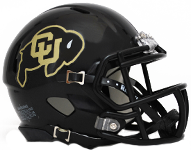 Colorado Buffaloes NCAA Mini Speed Matte Black Colorado Buffaloes NCAA Mini Speed Matte Black