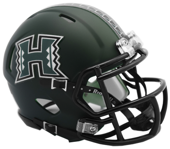 Hawaii Warriors NCAA Mini Speed Matte Green 2017 Hawaii Warriors NCAA Mini Speed Matte Green 2017