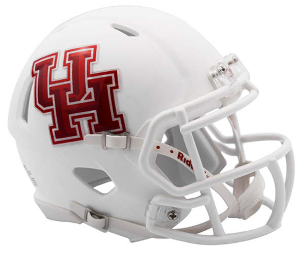 Houston Cougars NCAA Mini Speed Matte White Houston Cougars NCAA Mini Speed Matte White