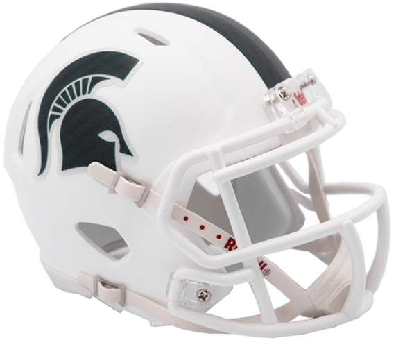 Michigan State Spartans NCAA Mini Speed Matte White Michigan State Spartans NCAA Mini Speed Matte White