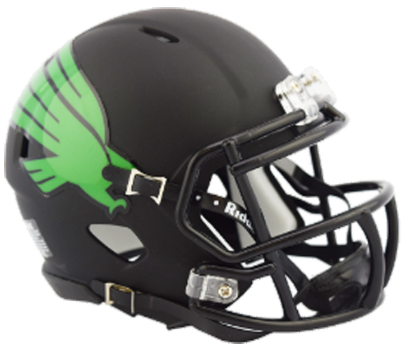 North Texas Mean Green NCAA Mini Speed Matte Black North Texas Mean Green NCAA Mini Speed Matte Black